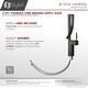 preview thumbnail 8 of 13, Vanessa Single Handle 17 1/2" Polished Chrome Vessel Bathroom Faucet