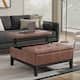 Option Distressed Saddle Brown