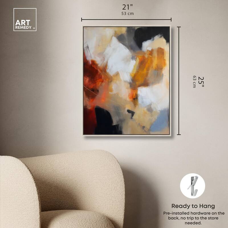 Earth and Fire I Canvas by Art Remedy