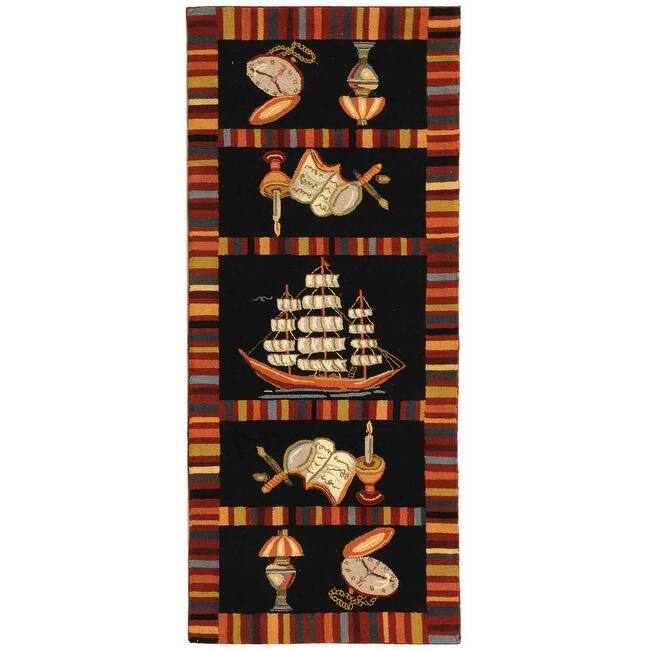 SAFAVIEH Handmade Chelsea Fleur French Country Wool Rug