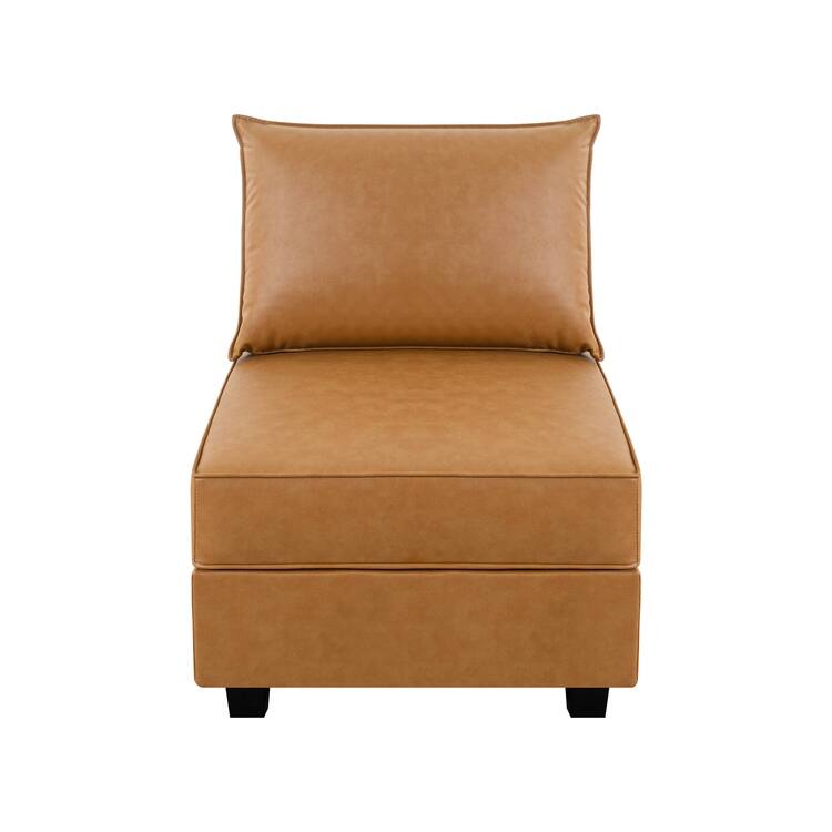 Modern DIY Convertible Modular Sectional Ultimate Sofa Collection - Optional Ottoman Middle and Armrest Modules