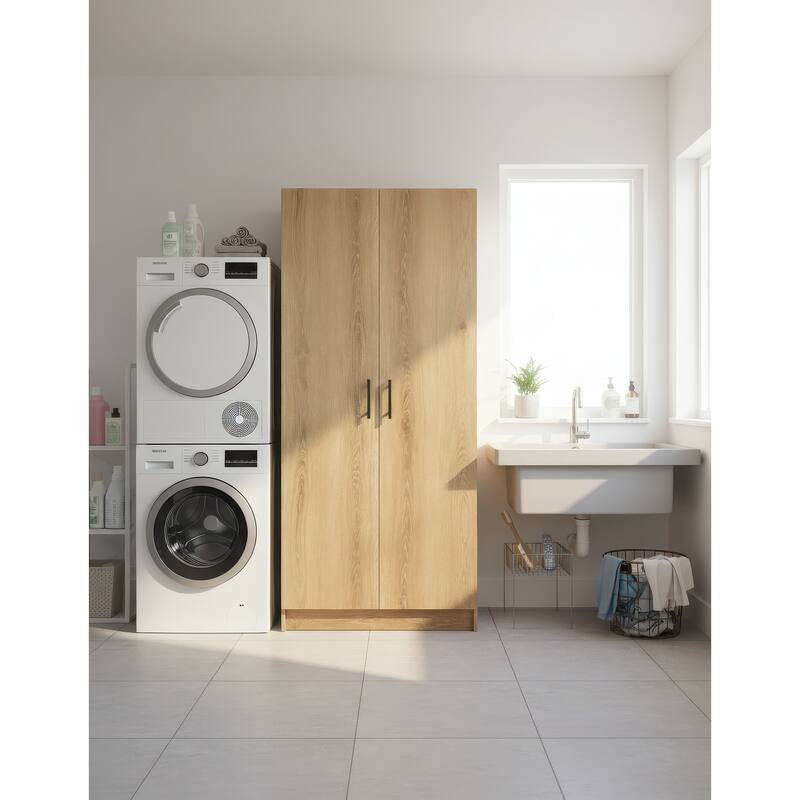 Modex Multi-Purpose Utility Storage Cabinet - W 31.5″ × D 15.7″ × H 70.9″