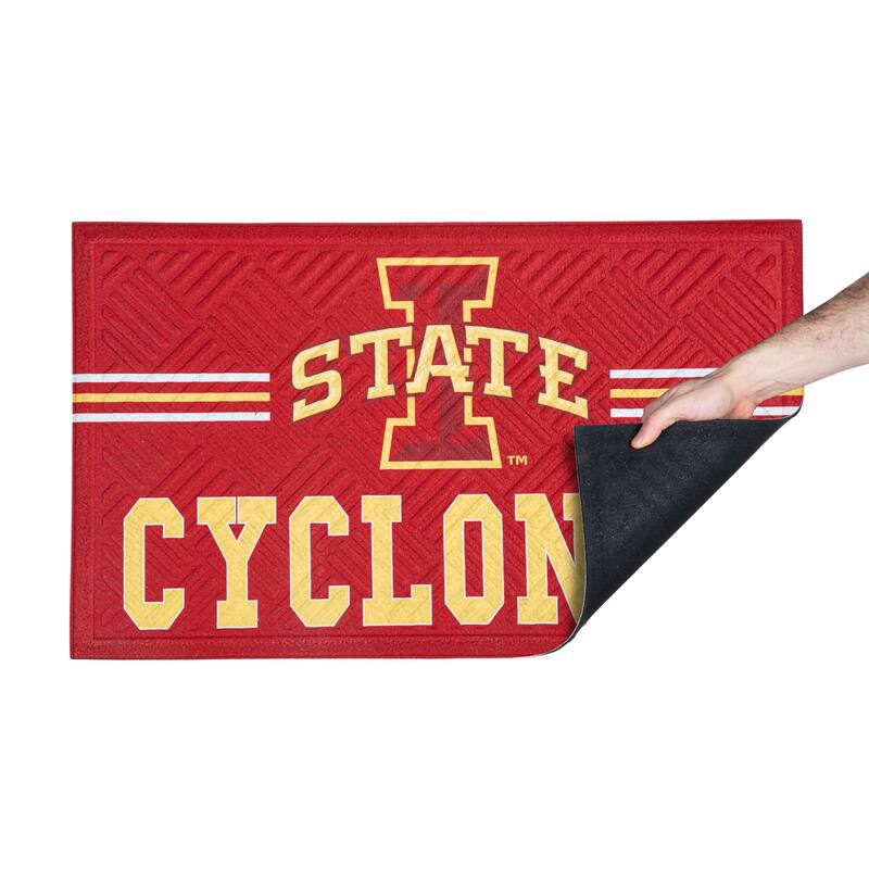 30 in. x 18 in. Embossed Mat, Cross Hatch, Iowa State University