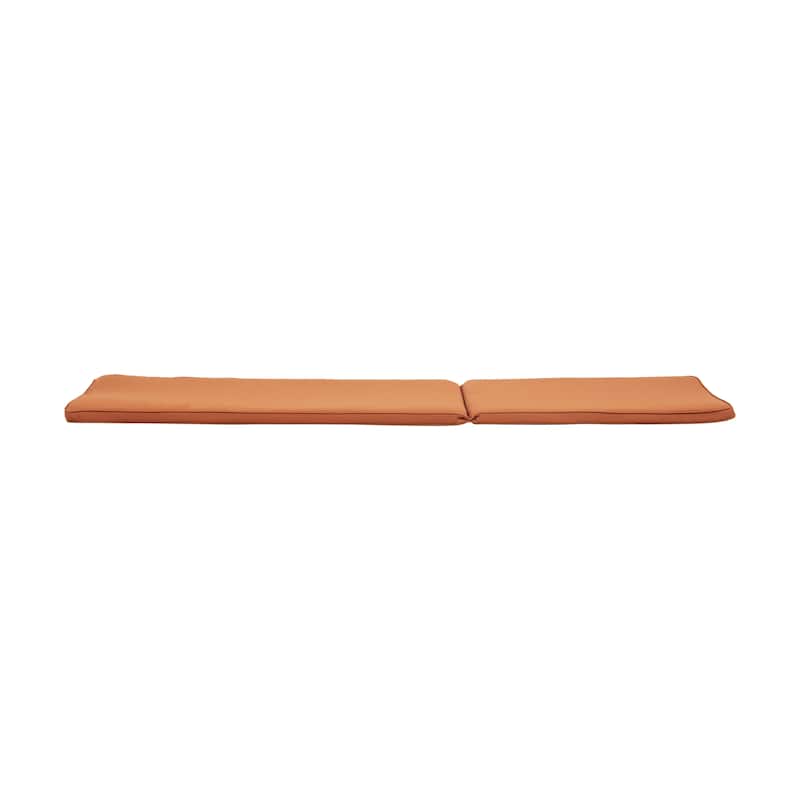 Waterproof Chaise Lounge Cushion Orange Outdoor Patio Furniture Cover