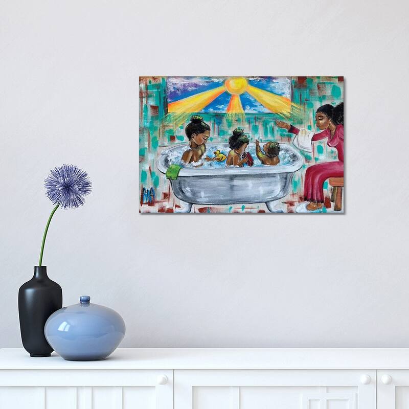 iCanvas "Lessons From Mommy" by Artist Ria Canvas Print - 12x18x1.5