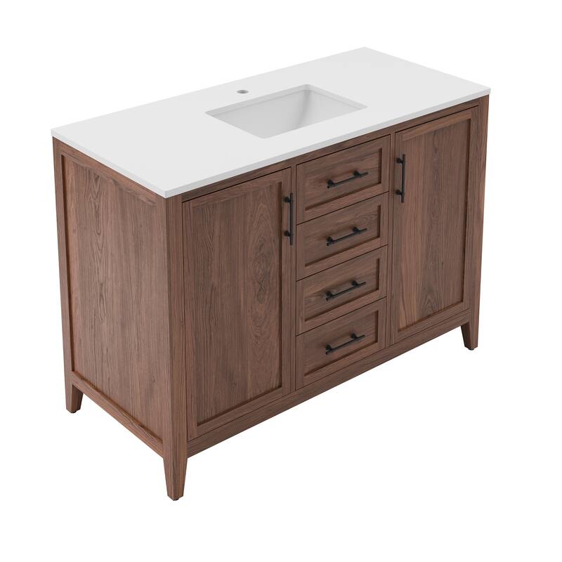 Fresca FCB4248-U Silas 48" Free Standing Single Basin Vanity Set with