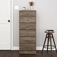 preview thumbnail 7 of 20, Prepac Astrid 6 Drawer Dresser for Bedroom, Tall Chest of Drawers, Bedroom Furniture, Clothes Storage and Organizer
