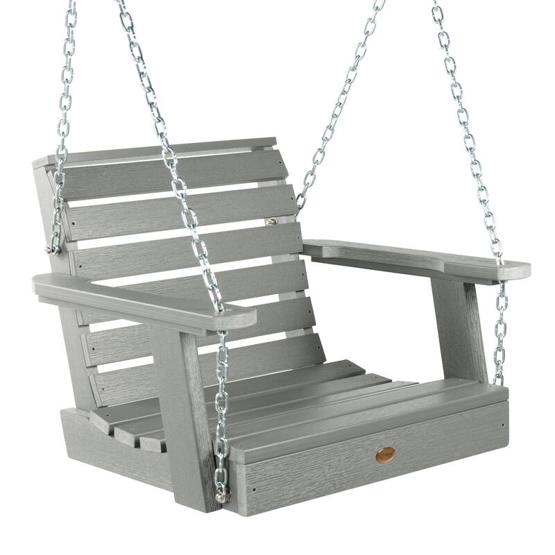 HIGHWOOD Weatherly Single Seat Outdoor Swing - Coastal Teak
