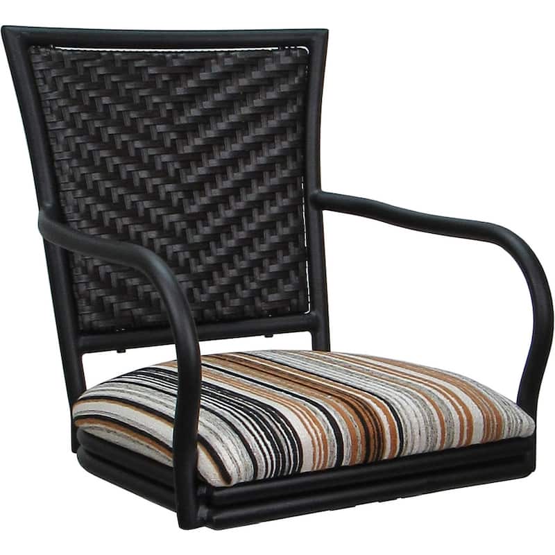 Outdoor Indoor Bar Stool Counter, Extra Tall - Erin with Arms
