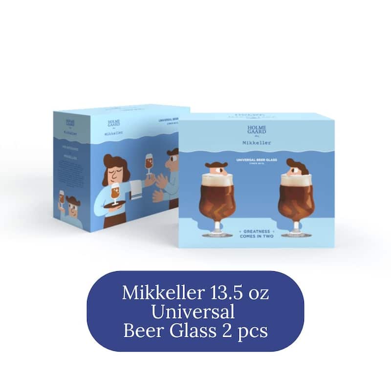 Holmegaard 2 Piece Mikkeller Beer Glasses