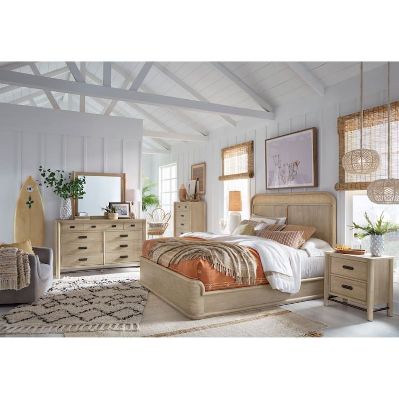 Salt Life Home Sunset Cove Sanibel Brown Panel Bed