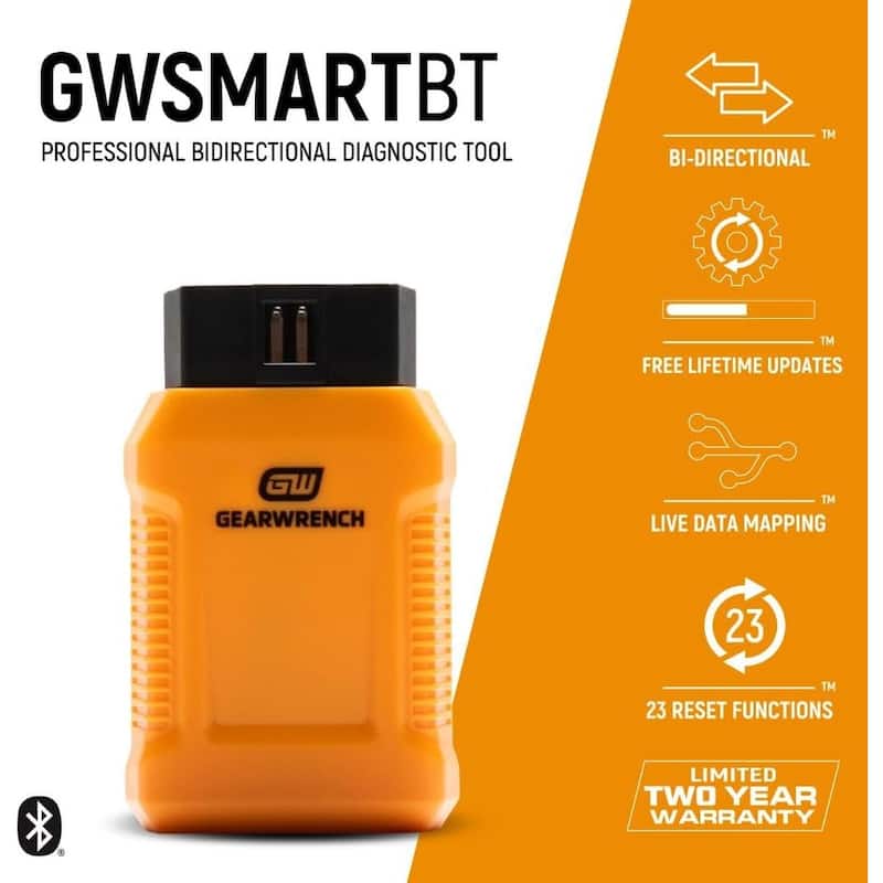 Gearwrench GWSMARTBT Professional Bi-Directional Diagnostic Scan Tool