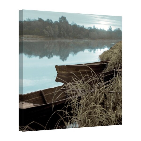 Easy Art Prints Alan Blaustein's 'French Boats #1' Premium Canvas Art