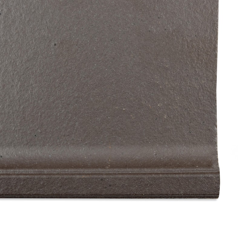 Merola Tile Quarry Cove Base Black II 5-7/8" x 6" Ceramic Floor and Wall Trim - (1 Tile)