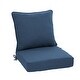 preview thumbnail 1 of 59, Arden Selections Oceantex 24 x 24 in Deep Seat Set 24 W x 46.5 D in. - Ocean Blue