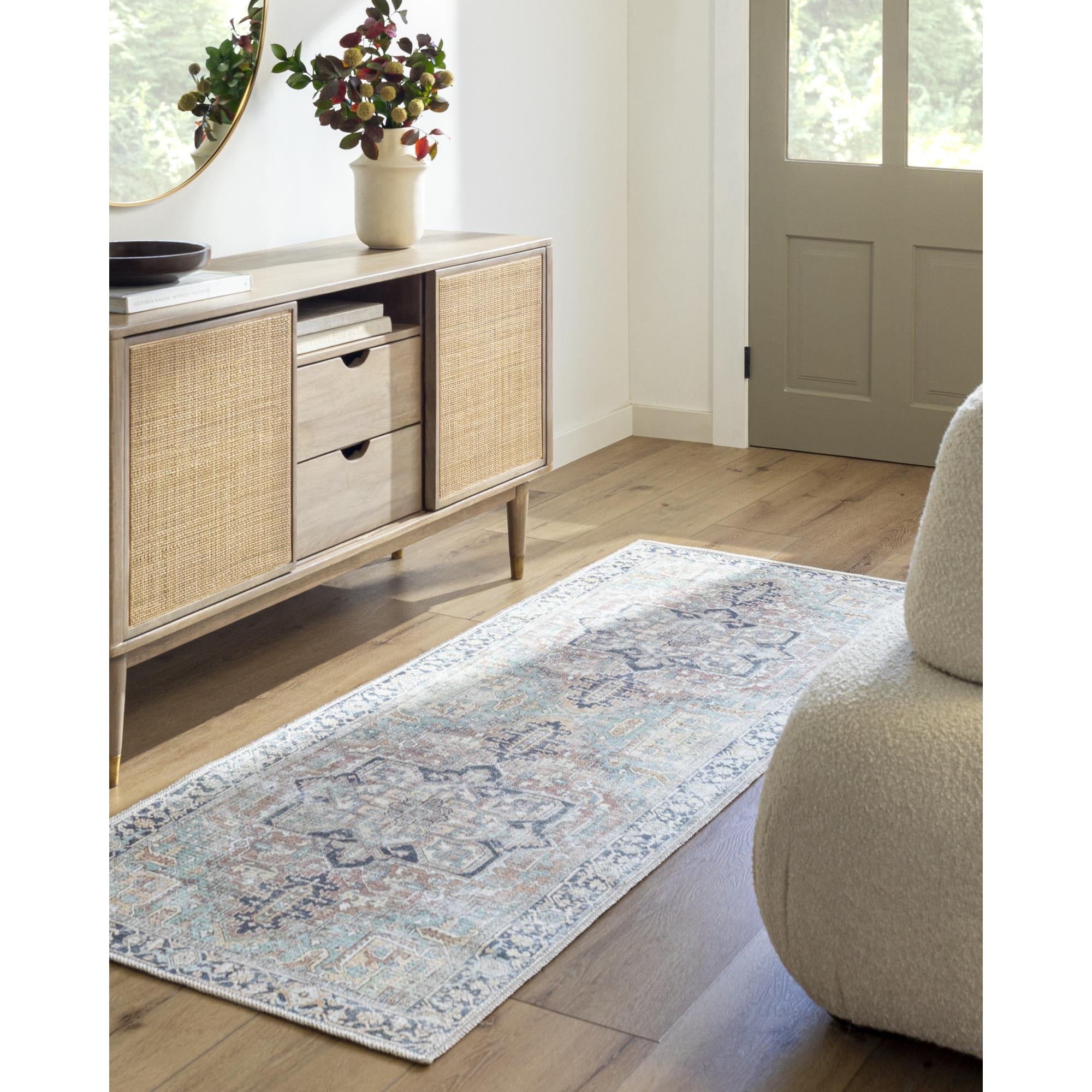 Livabliss Kemer Traditional Washable Area Rug