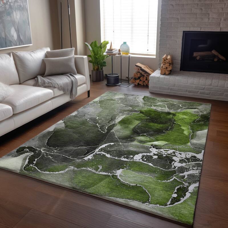 Premium Washable Super Soft Abstract Contemporary Mayfield Rug