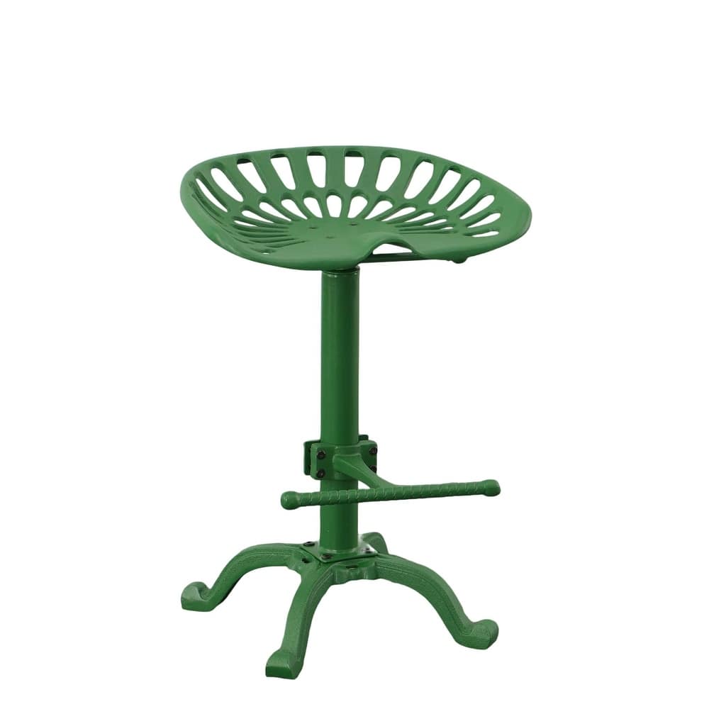 Adjustable Iron Tractor Seat Barstool