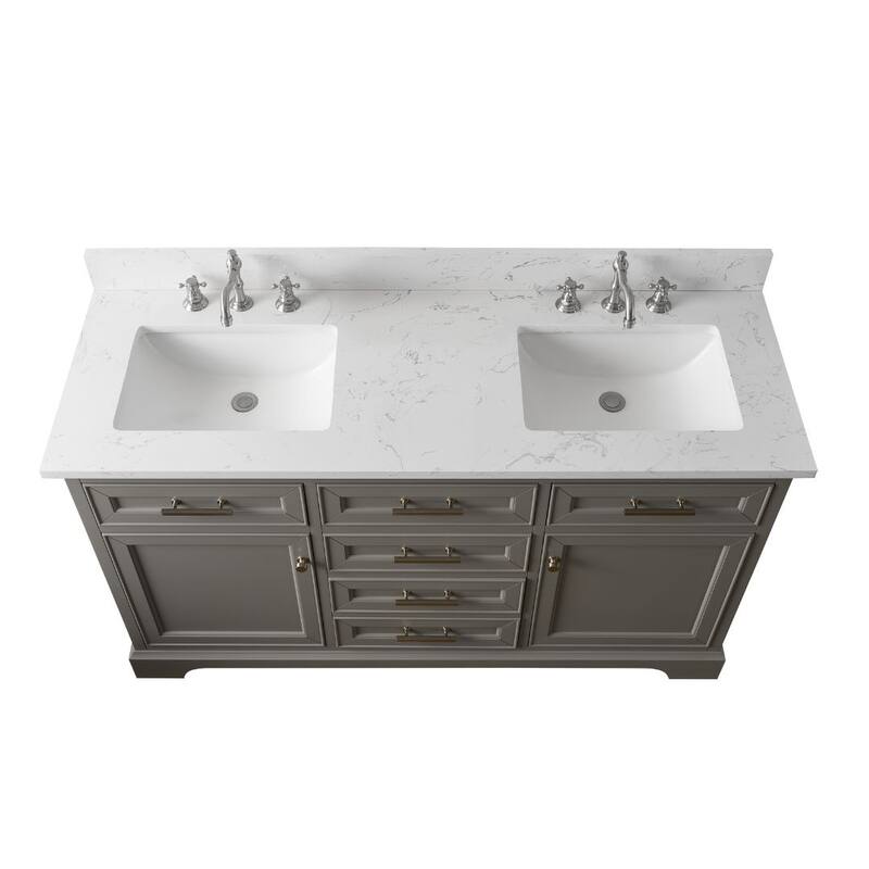 Sudio Design Thompson 60" Double Bathroom Vanity