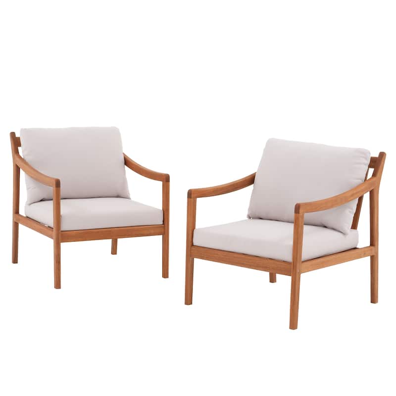 Outdoor Single Solid Wooden Chair