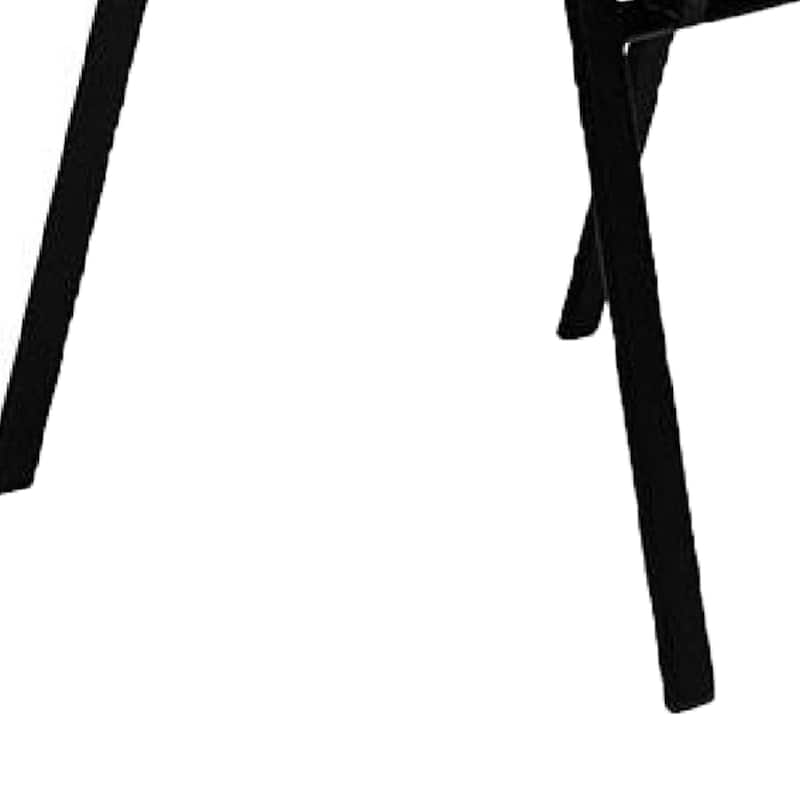 Feli Outdoor Stacking Chair Set of 2, Blue Mesh Fabric, Black Metal