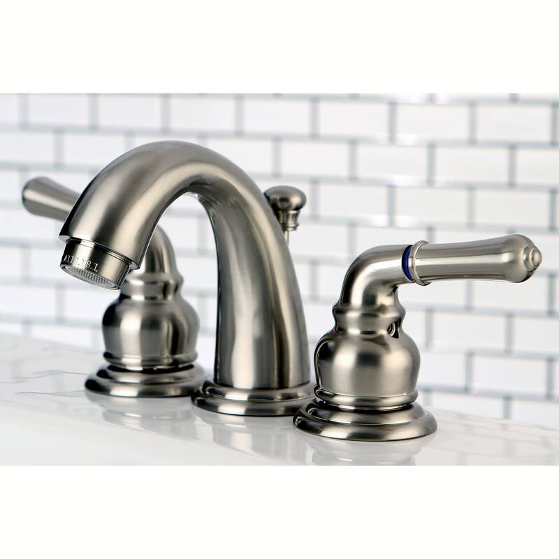 Kingston Brass Magellan Mini-Widespread Bathroom Faucet with Pop-Up