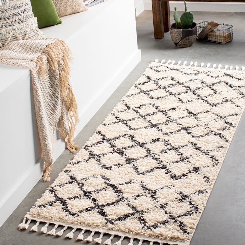 Livabliss Stevie Bohemian Patterned Shag Area Rug