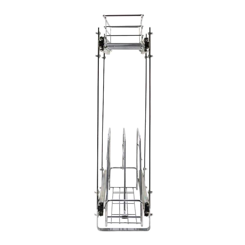 Household Essentials Chrome-Plated Steel Storage Organizer