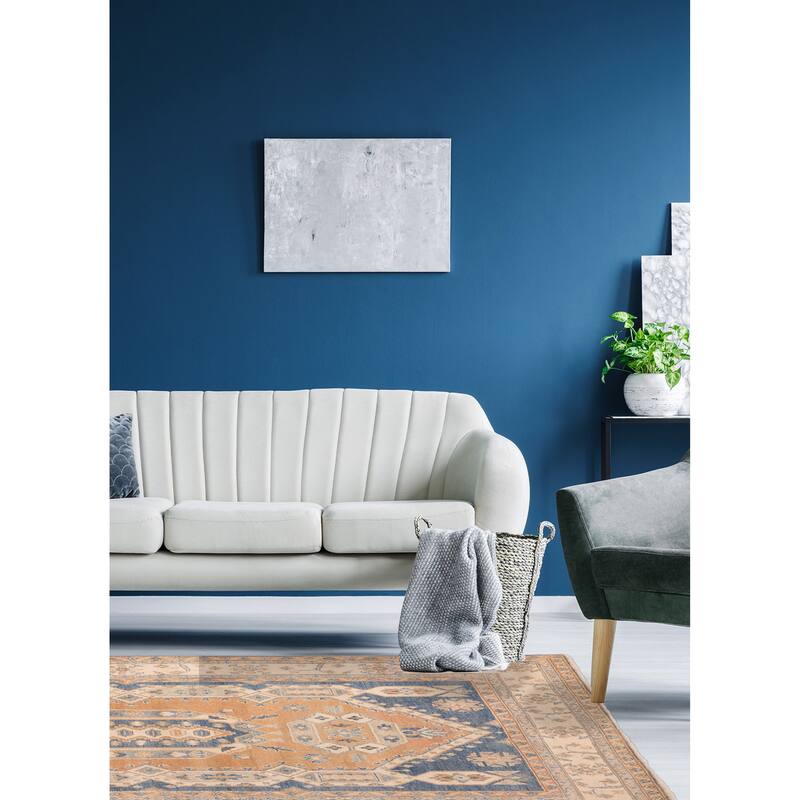 ECARPETGALLERY Hand-knotted Finest Ghazni Copper Wool Rug - 6'9 x 8'11