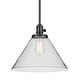 preview thumbnail 41 of 68, Kichler Lighting Avery 1-Light Pendant Light with Seeded Glass