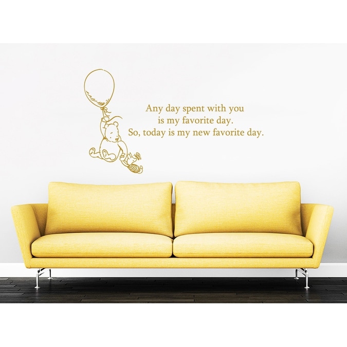 Quote Wall Decal Vinyl Sticker Decals Winnie the Pooh - Picture 7 of 19
