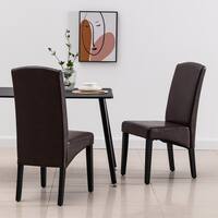 Buy Brown Leather Kitchen Dining Room Chairs Online At Overstock Our Best Dining Room Bar Furniture Deals