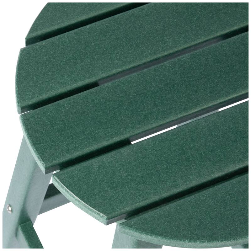 Laguna Hdpe All Weather Outdoor Patio 29" Round Bar Stool (Set Of 2)