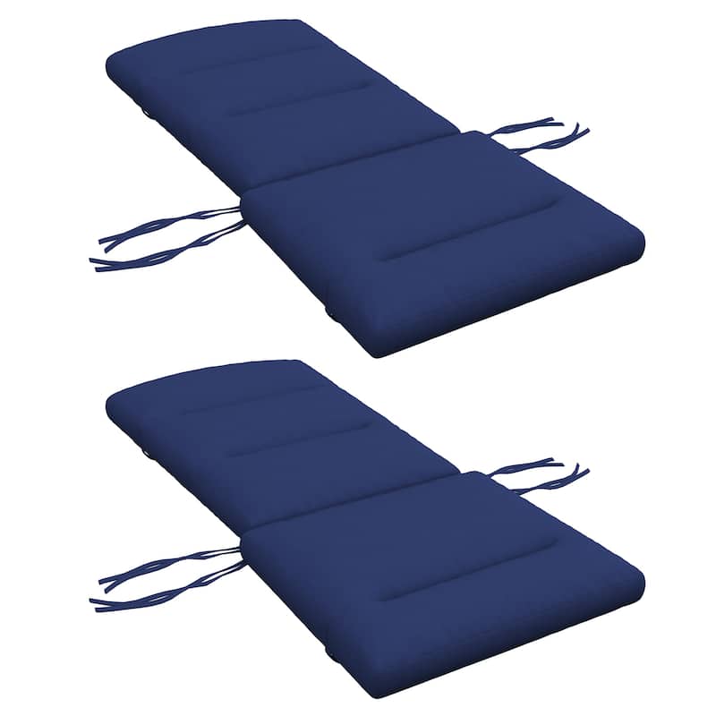 Outsunny Adirondack Chair Cushions, Outdoor Chair Cushions for Fire Pit Chairs with Seat Cushion, Back Cushion and Ties