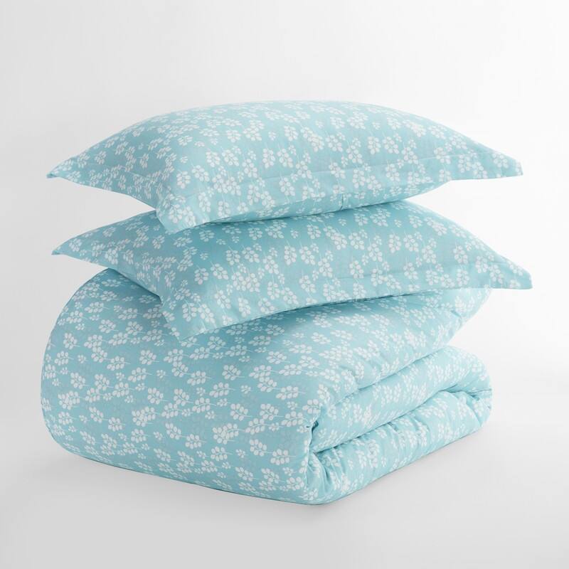 Becky Cameron Oversized Wheat Pattern 3-piece Duvet Set