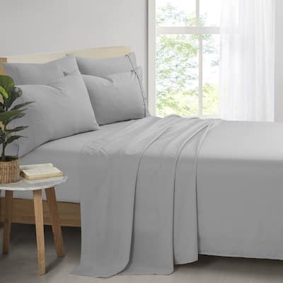 Swift Home Breathable and Durable Poly Bamboo 6-Piece Bed Sheet Set