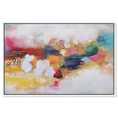 Vibrant Dabs I Canvas by Art Remedy