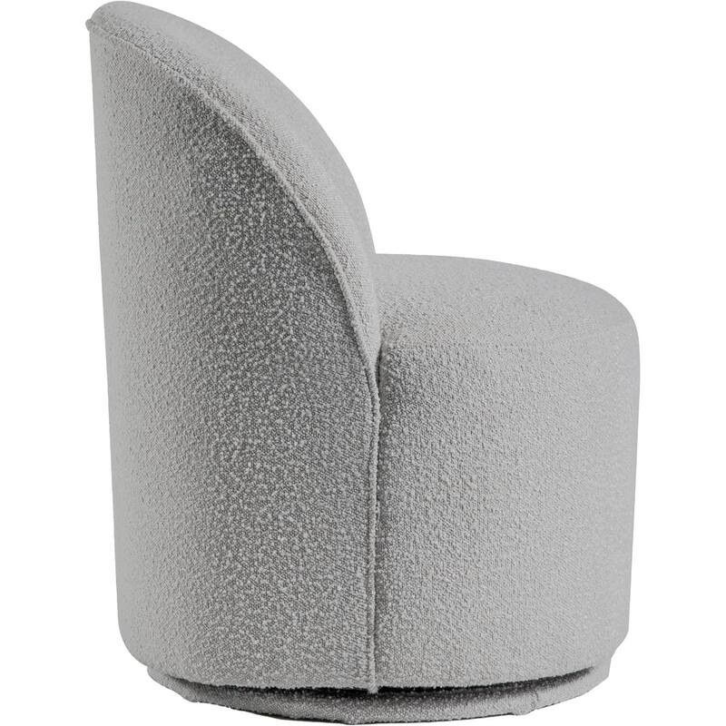 Gray Finish Rotating Upholstered Modern Chairs Set