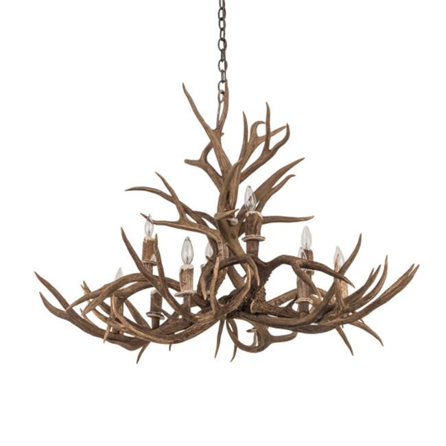 Meyda Tiffany 200458 Antlers 10 Light 42" Wide Antler Candle Style