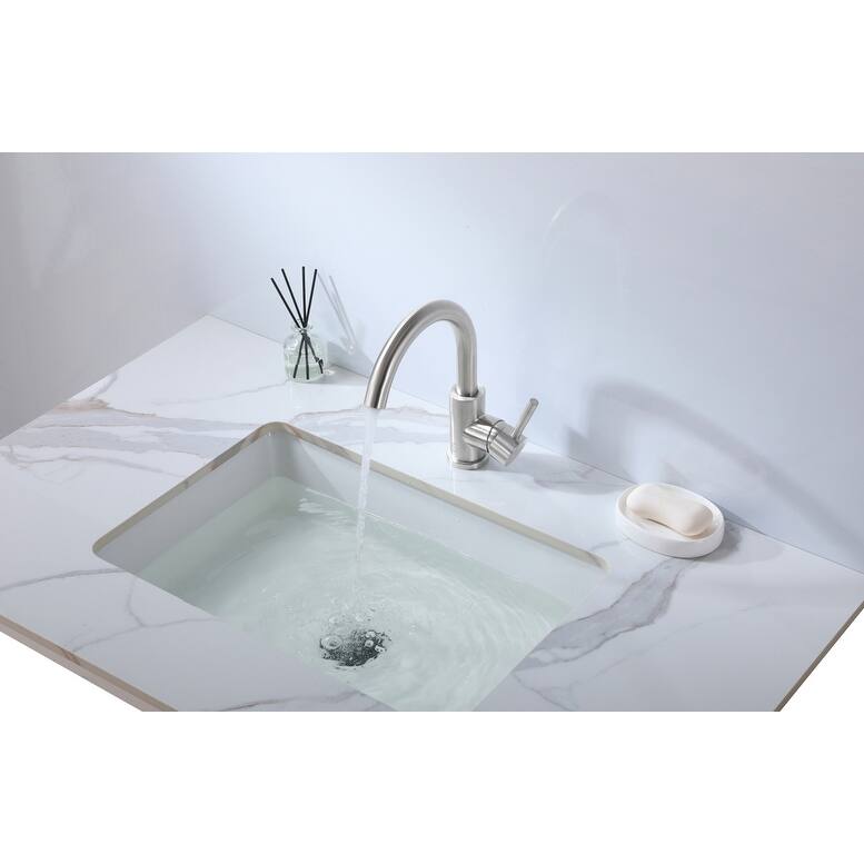 Indigo Home Single Hole Single Handle Bathroom Faucet