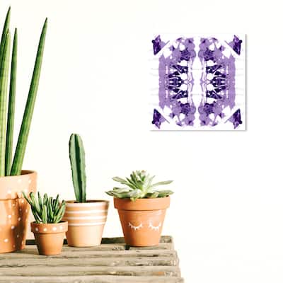 Wynwood Studio Canvas Abstract Amethyst Purple and Lavender Modern & Contemporary Wall Art Canvas Print