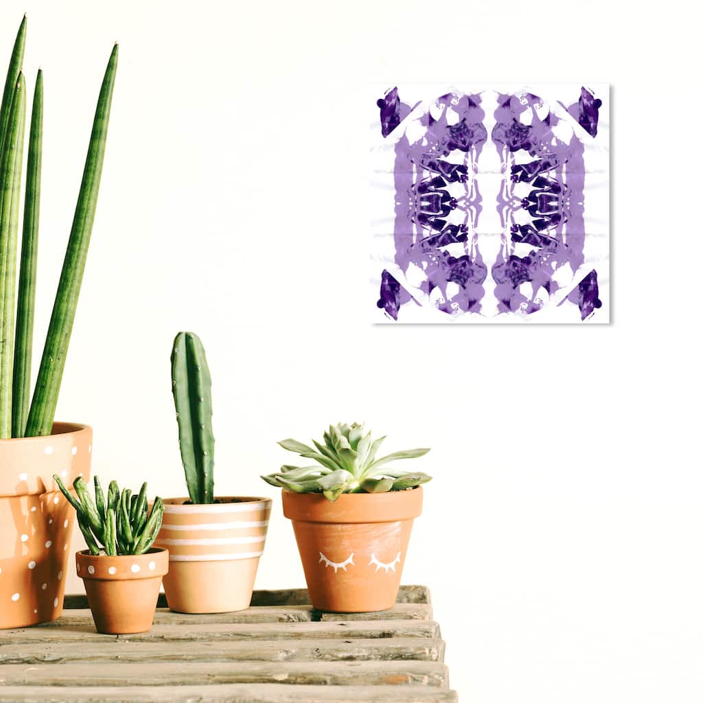 Wynwood Studio Canvas Abstract Amethyst Purple and Lavender Modern & Contemporary Wall Art Canvas Print