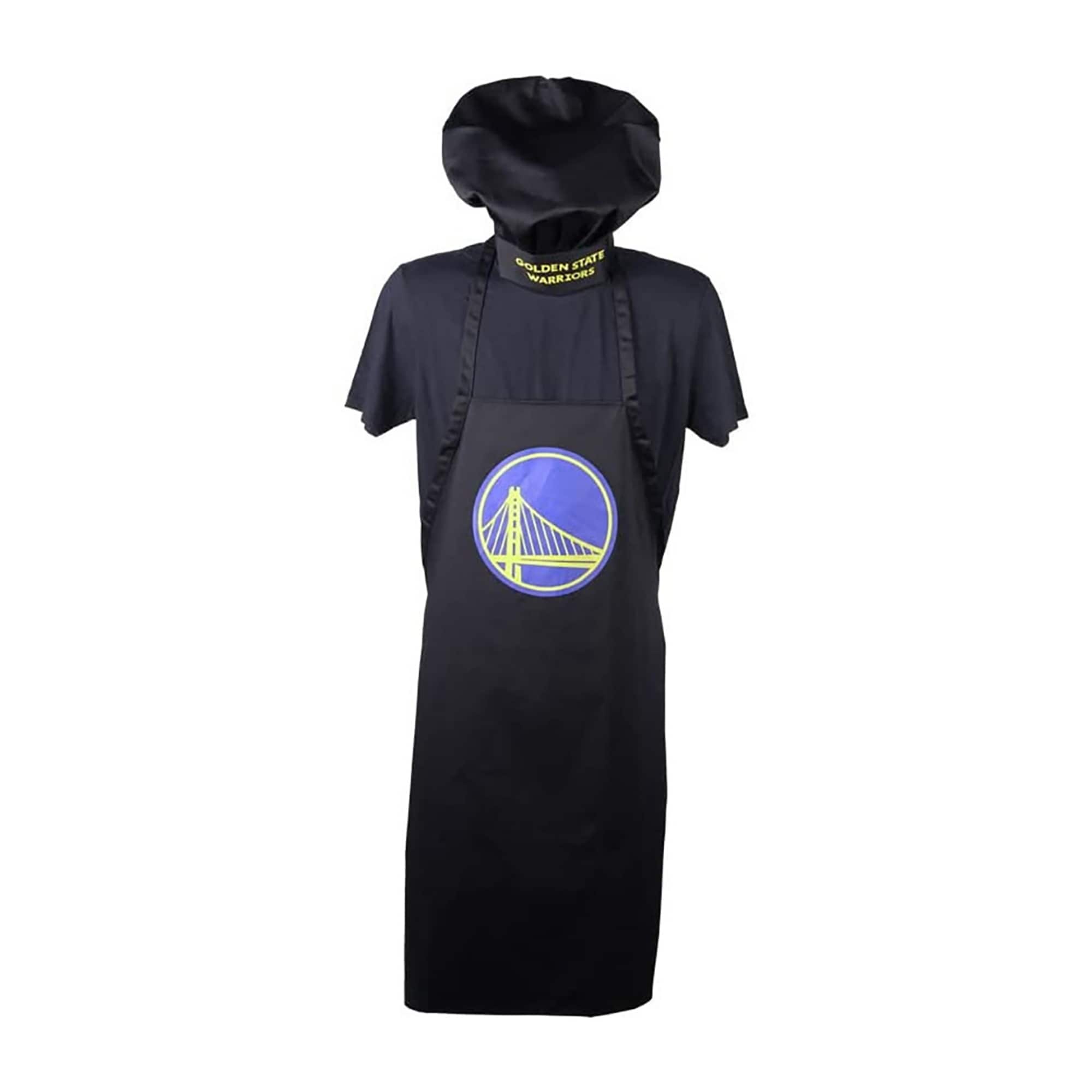 NBA Sports Team Logo Apron and Chef Hat Set Golden State Warriors