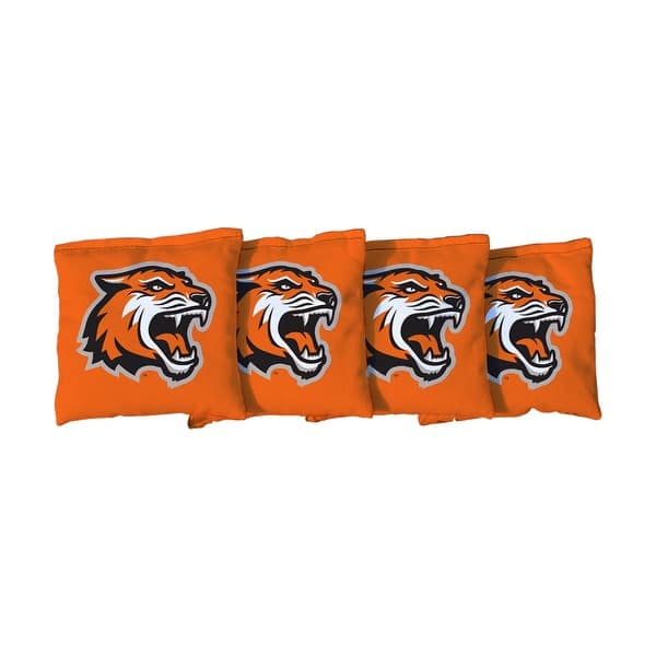 slide 2 of 3, Rochester Institute of Technology Tigers Orange Cornhole Bags All-Weather Resin Filled