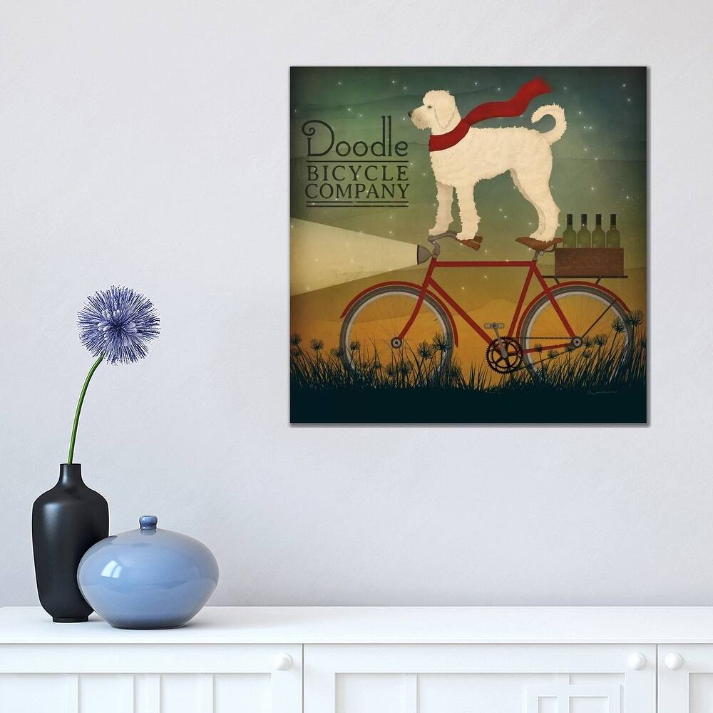 iCanvas "Doodle Bicycle Company" by Ryan Fowler Canvas Print