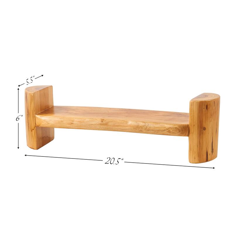 Cedar Roots Serving Stand Farmhouse wood pedestal stand plant holder
