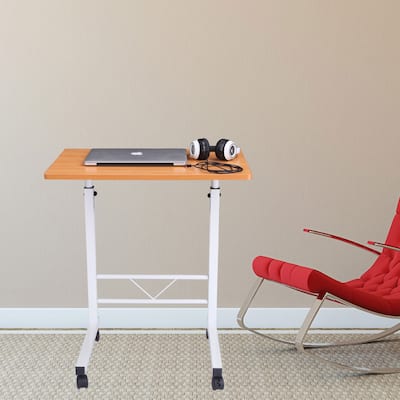 37.8" Chipboard and Steel Computer Desk Side Table