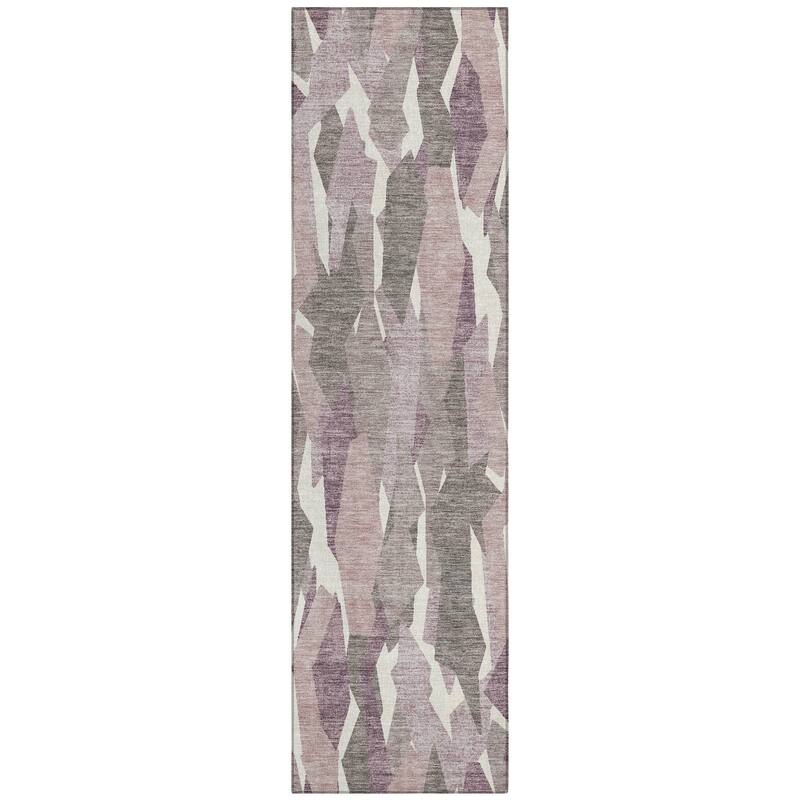 Machine Washable Indoor/ Outdoor Contemporary Dylan Chantille Rug