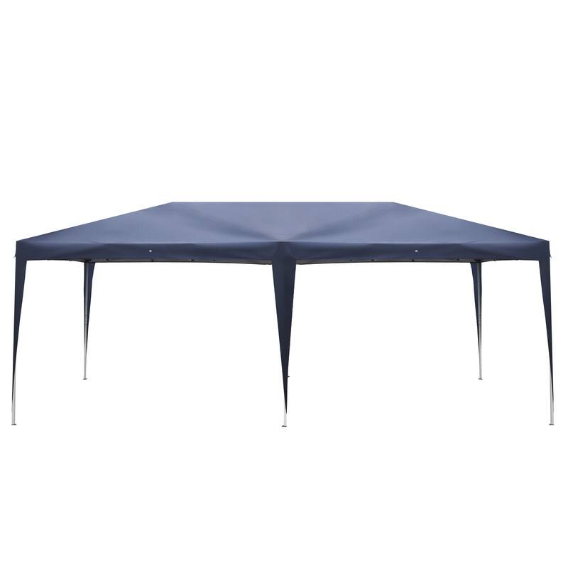 10 x 20 ft. EZ Pop-up Outdoor Canopies Gazebo with Carry Bag - Blue