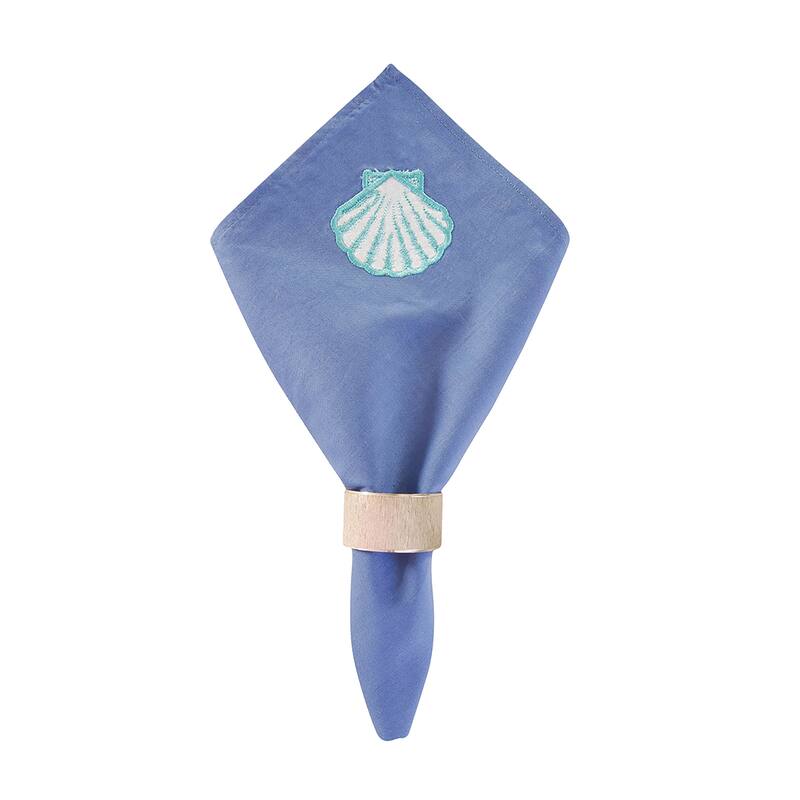 Ocean Waves Cotton Napkin Set of 6 - Set of 6